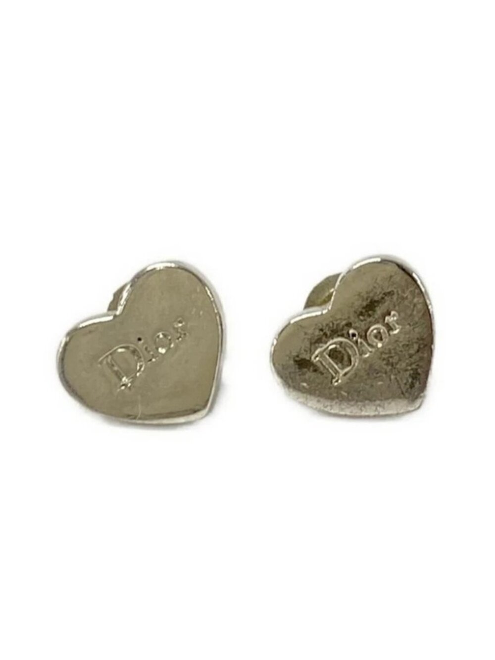 DIOR/ChristianDior - Silver Hardware Earrings - Picture 1 of 7